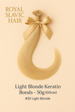 #20 Light Blonde Keratin Bonds – 50g (60cm)
